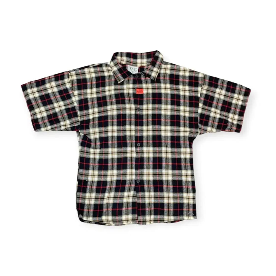 M)XXXL 익스플루시브 보디빌딩 오버핏 플란넬 셔츠 상품이미지1