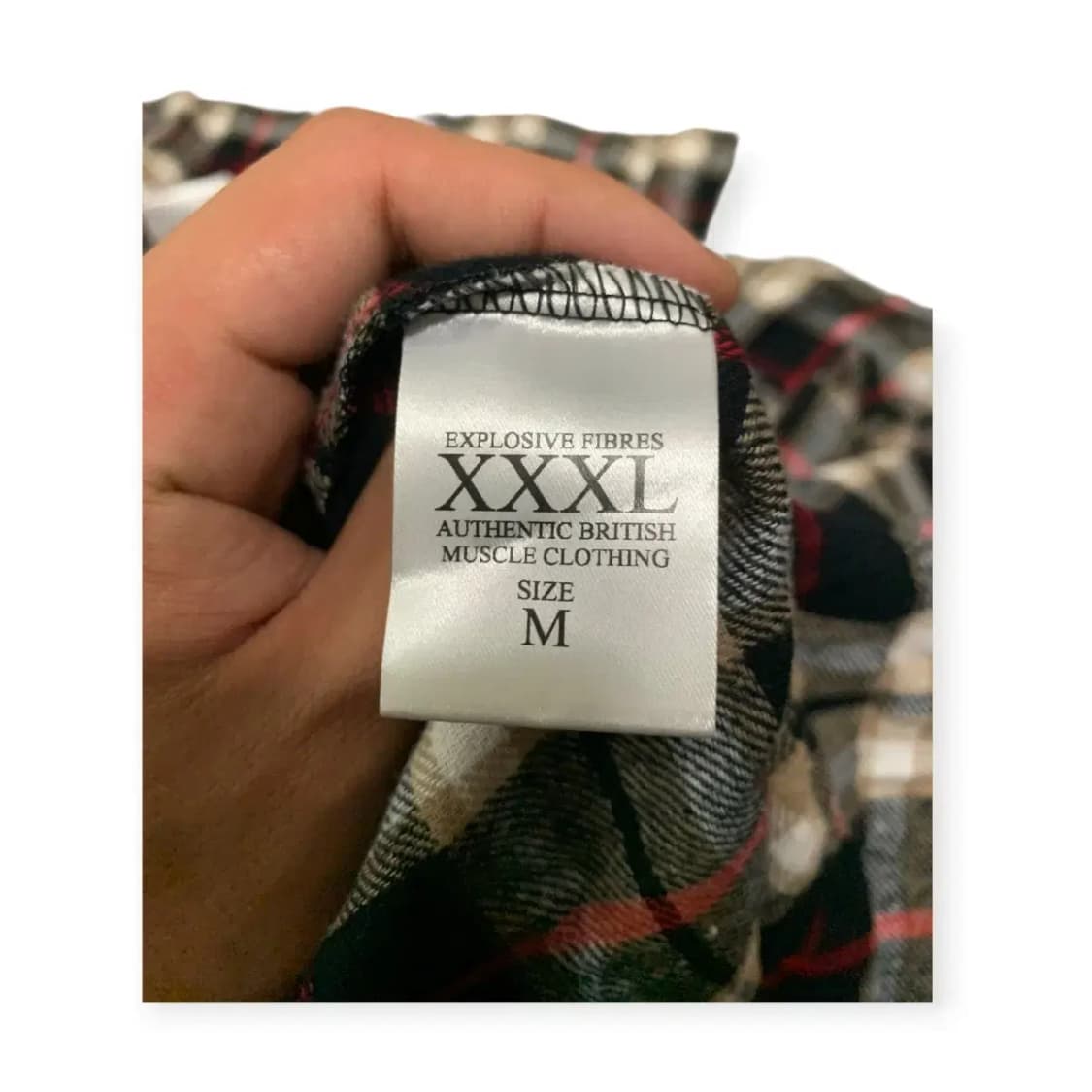 M)XXXL 익스플루시브 보디빌딩 오버핏 플란넬 셔츠 상품이미지8