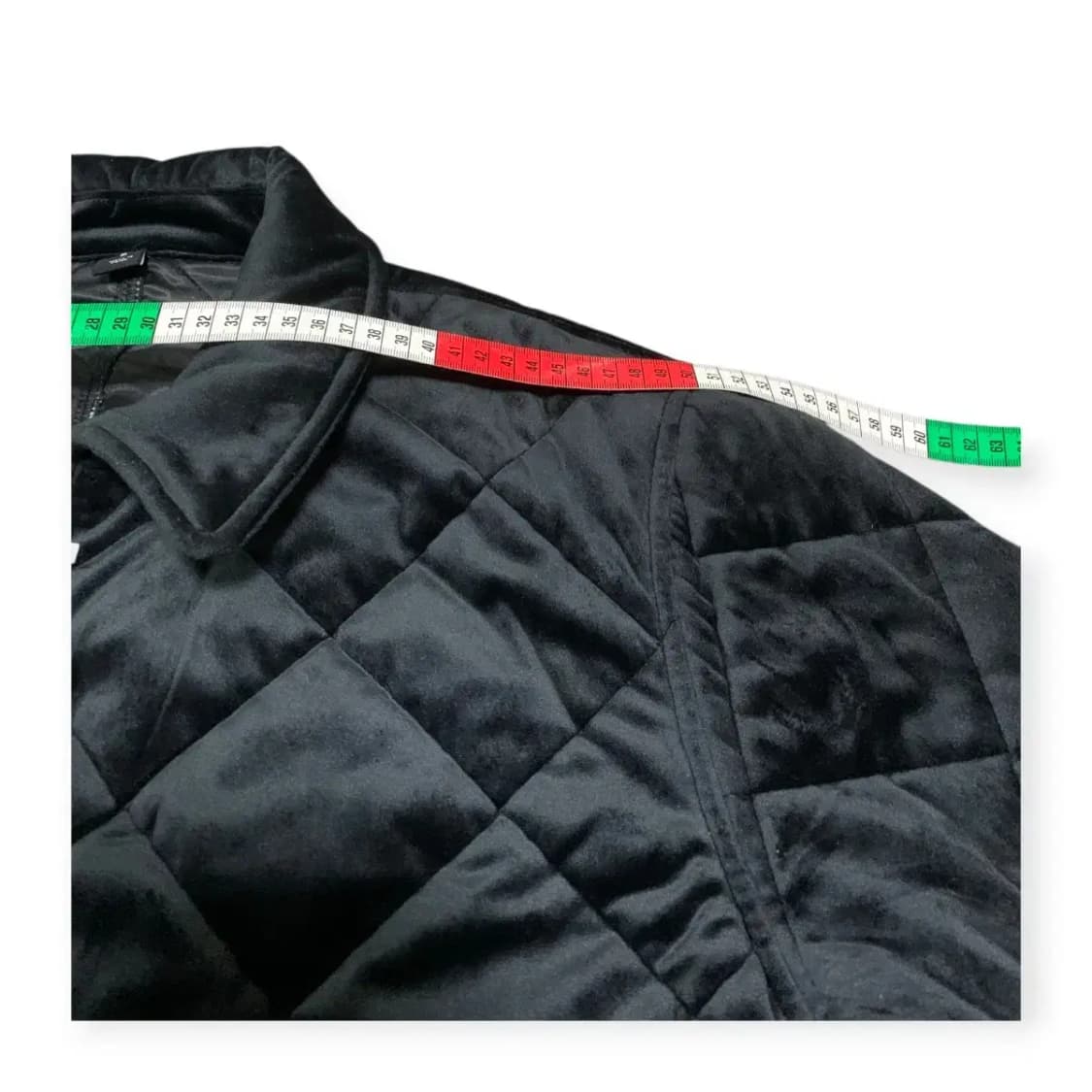 M)퀼팅 벨벳 벨루어 집업 자켓 벨루어 점퍼 코듀로이 자켓 상품이미지4