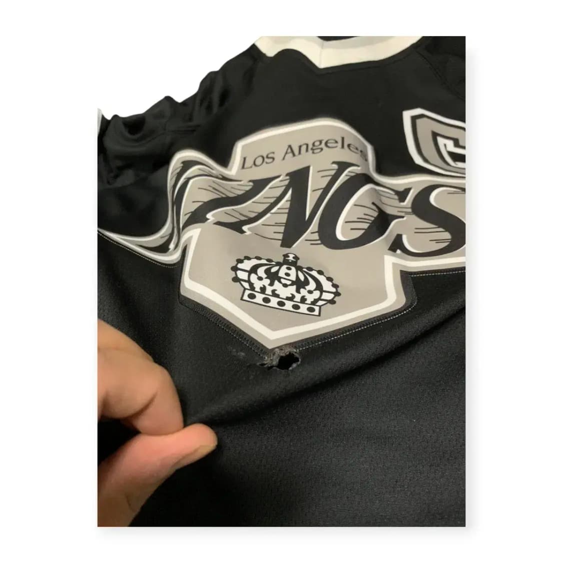 M)LA Kings #9 하키 져지 블랙 하키유니폼 긴팔져지 상품이미지9