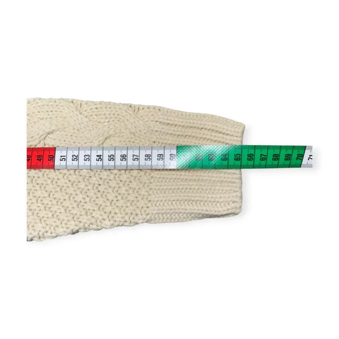 L)아이보리 케이블 니트 스웨터 라운드넥니트 니트맨투맨 상품이미지7