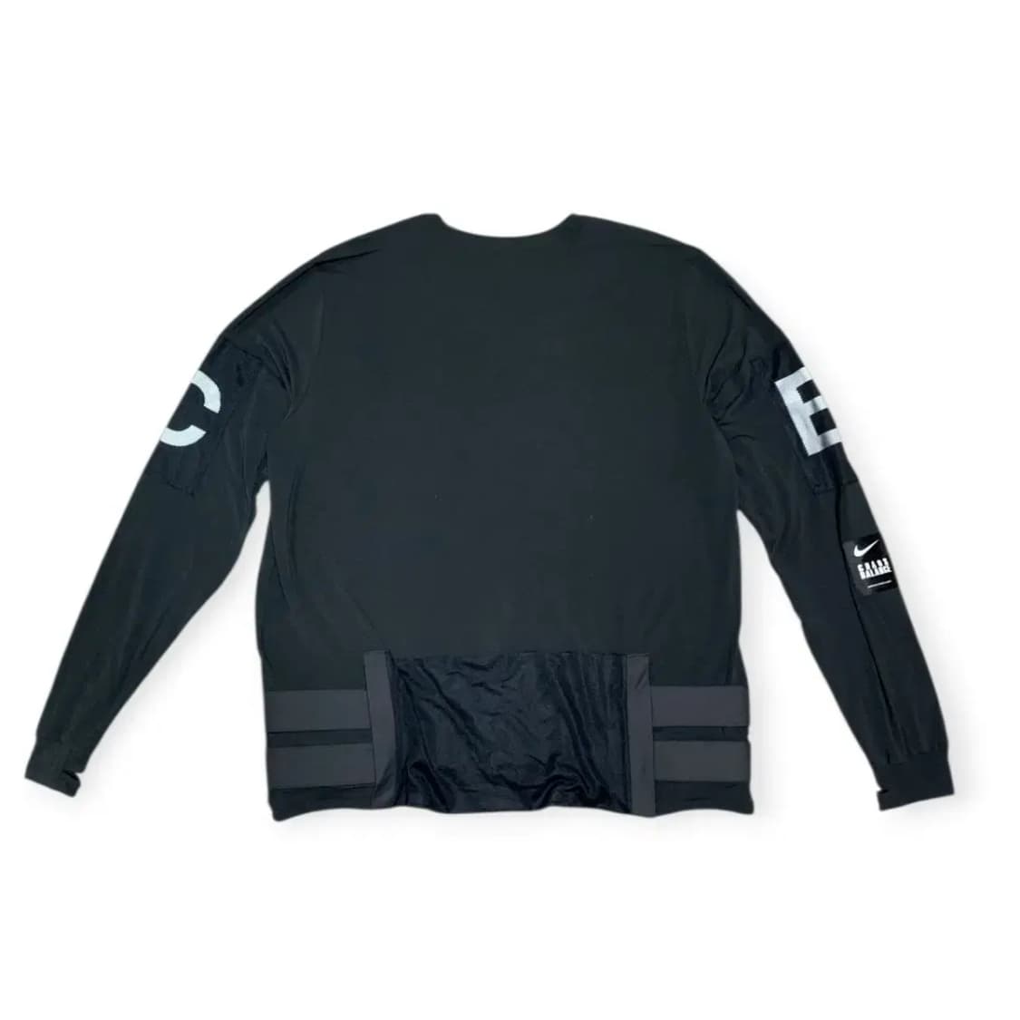 2XL)언더커버 나이키 카오스 밸런스 블랙 긴팔 티셔츠 롱승리브 블랙 상품이미지2