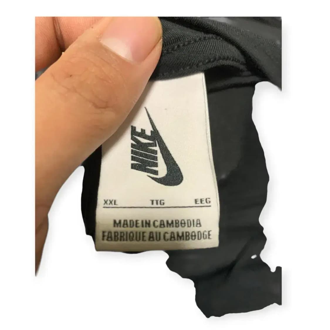 2XL)언더커버 나이키 카오스 밸런스 블랙 긴팔 티셔츠 롱승리브 블랙 상품이미지3