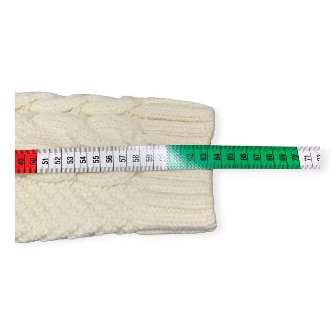 M)아이보리 꽈배기 니트 숄카라 가디건 상품이미지4