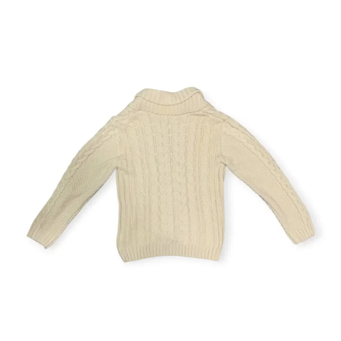 L)더무드 아이보리 꽈배기 니트 숄카라 가디건 상품이미지2