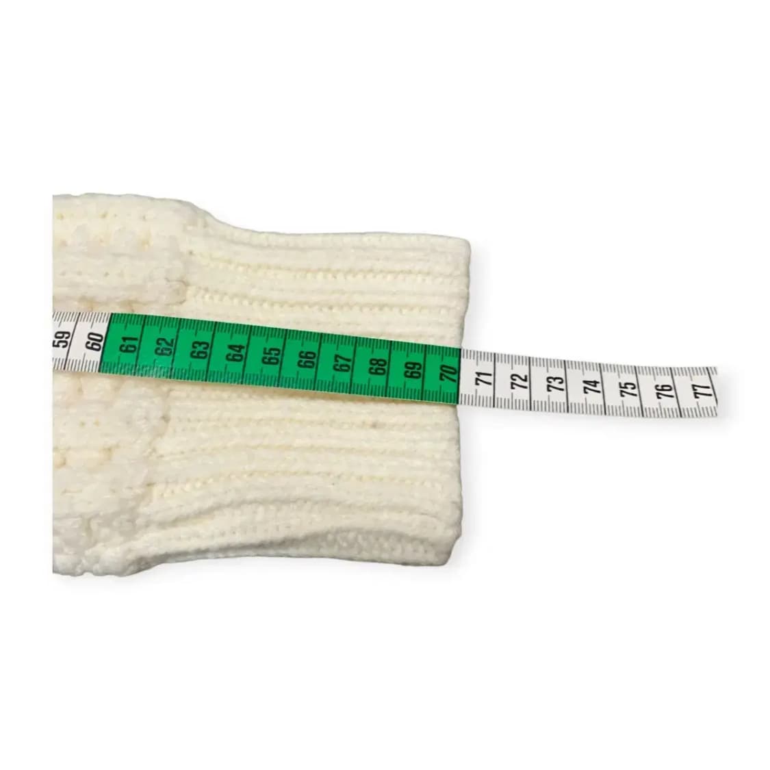 M)아이보리색 숄칼라 니트 가디건 숄카라 두꺼운 상품이미지6