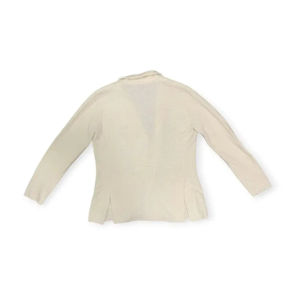 M)아이보리 더블 버튼 니트 블레이저 자켓 상품이미지2