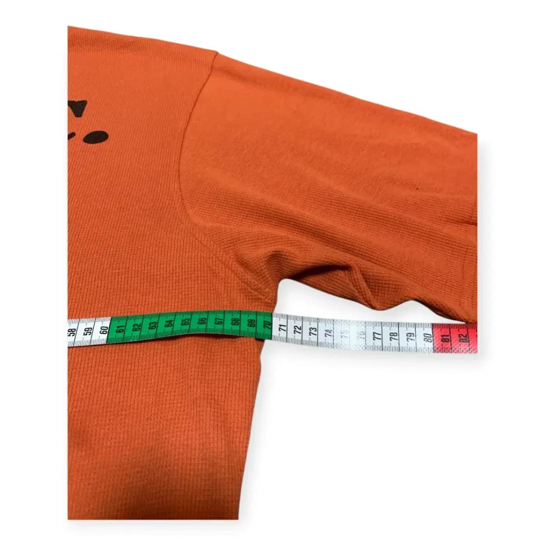 2XL)GASP INC. 백프린팅 오렌지색 반팔 티셔츠 상품이미지4