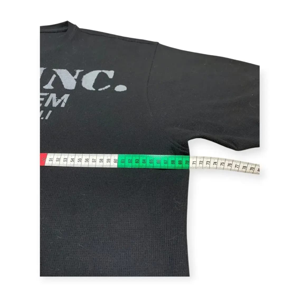 2XL)GASP INC. 백프린팅 블랙 반팔 티셔츠 상품이미지5