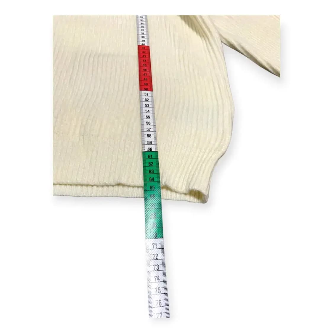 M)Mood 화이트 오버핏 하프넥 니트 집업 반집업 풀집업 상품이미지7