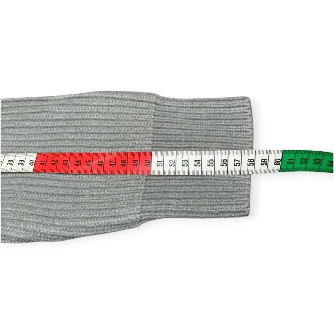 L)그레이 하프넥 니트 스웨터 반집업 심플패턴 회색 상품이미지7