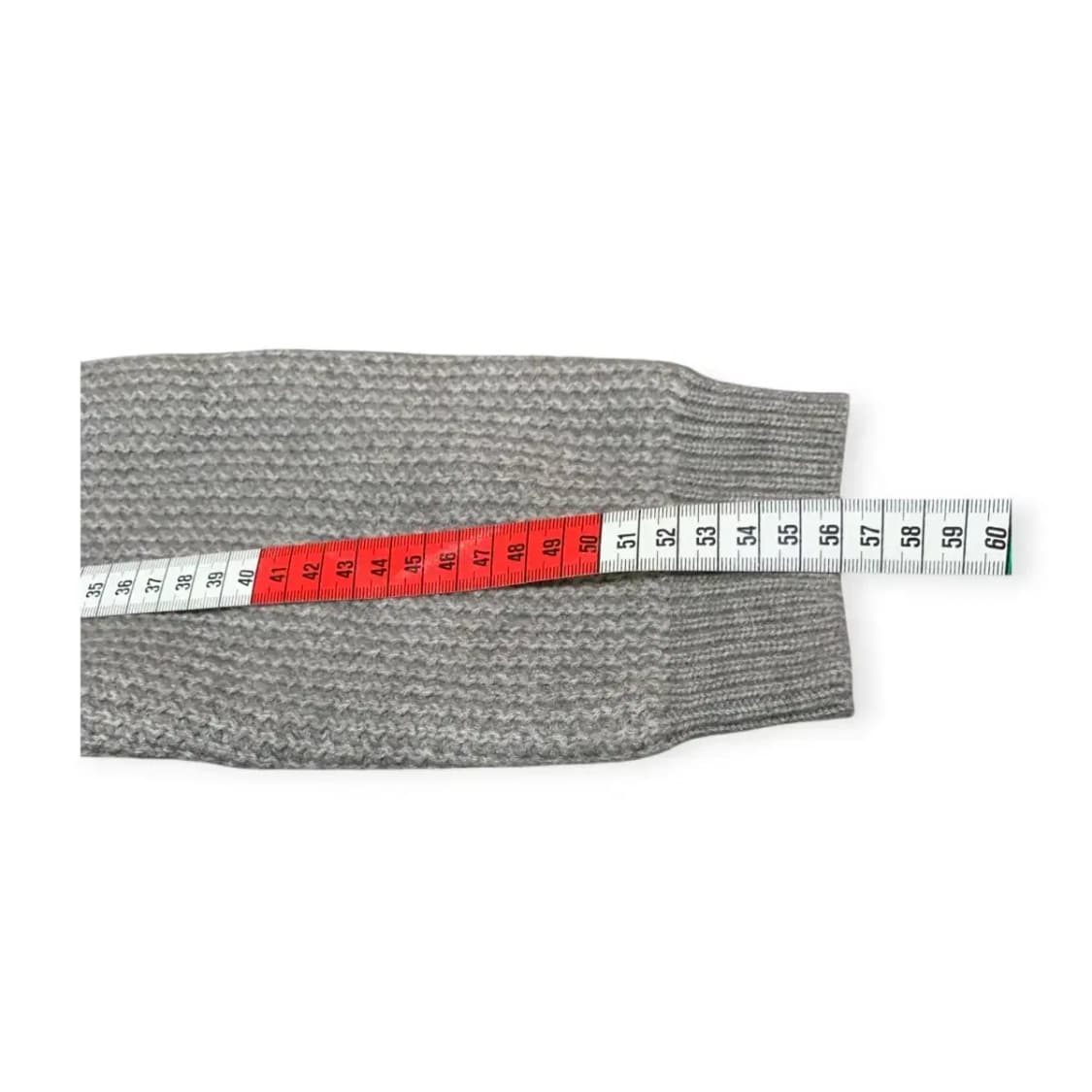 M)그레이 카라넥 니트 긴팔 티셔츠 캐주얼니트 상품이미지5