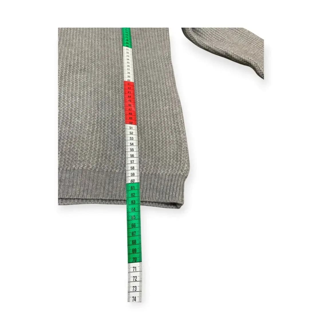 M)그레이 카라넥 니트 긴팔 티셔츠 캐주얼니트 상품이미지6