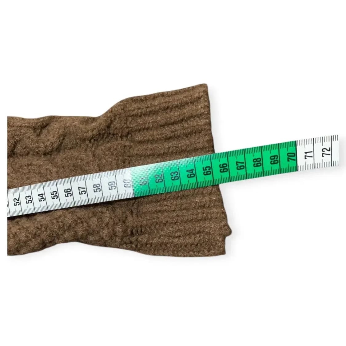 XL)브라운 케이블 니트 터틀넥 스웨터 상품이미지5