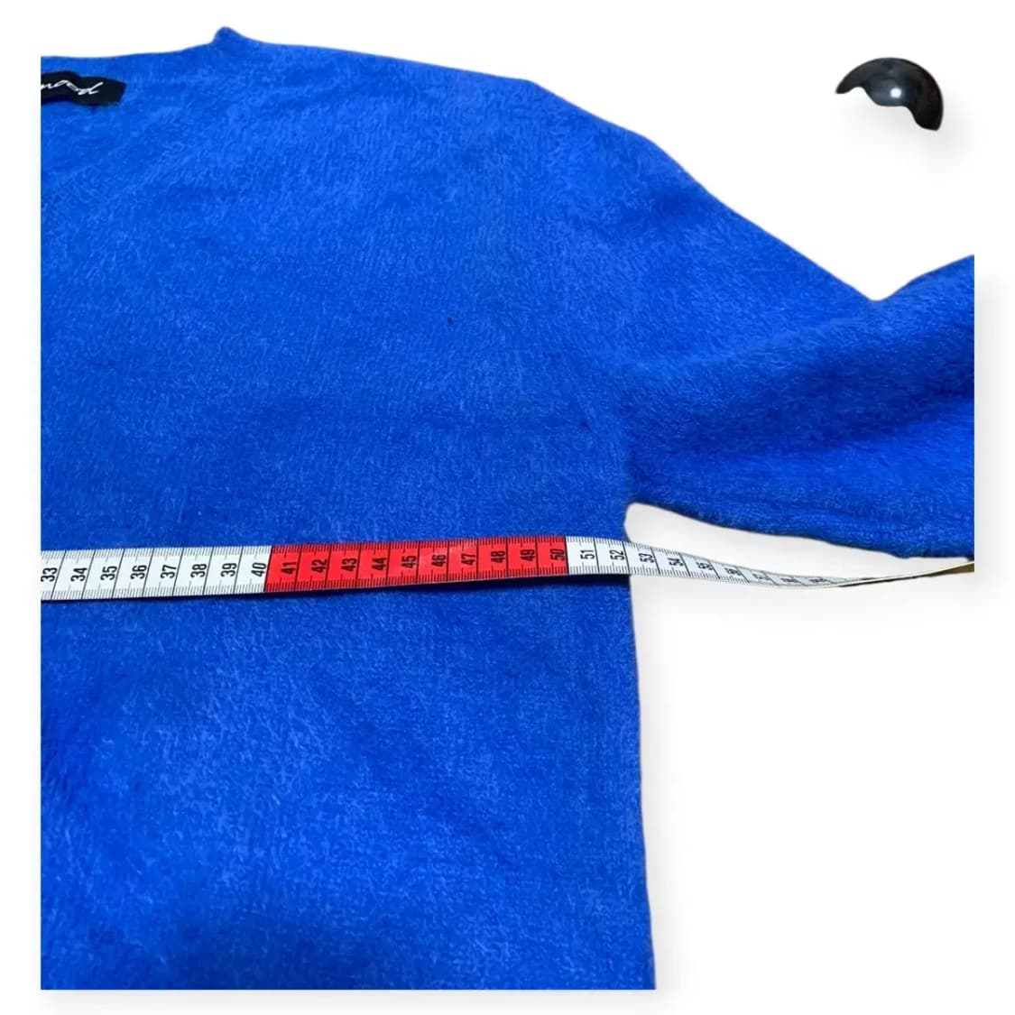 L)Mood 스카이블루 브이넥 긴팔 니트 파란색 상품이미지4