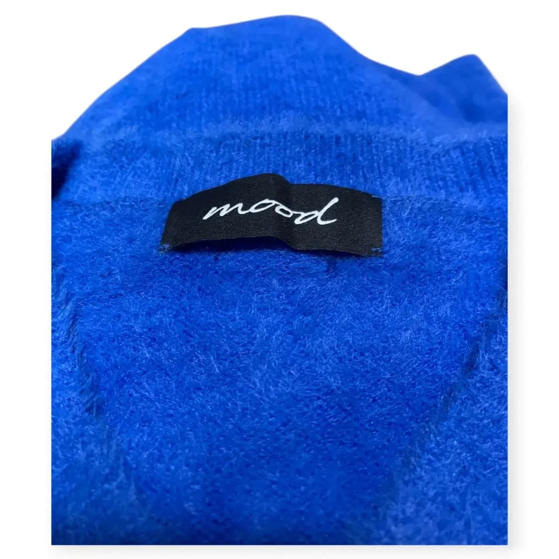 L)Mood 스카이블루 브이넥 긴팔 니트 파란색 상품이미지6