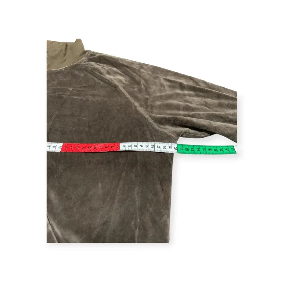 L)브라운 벨벳 트레이닝복 세트 셋업 (져지+반바지) 상품이미지3