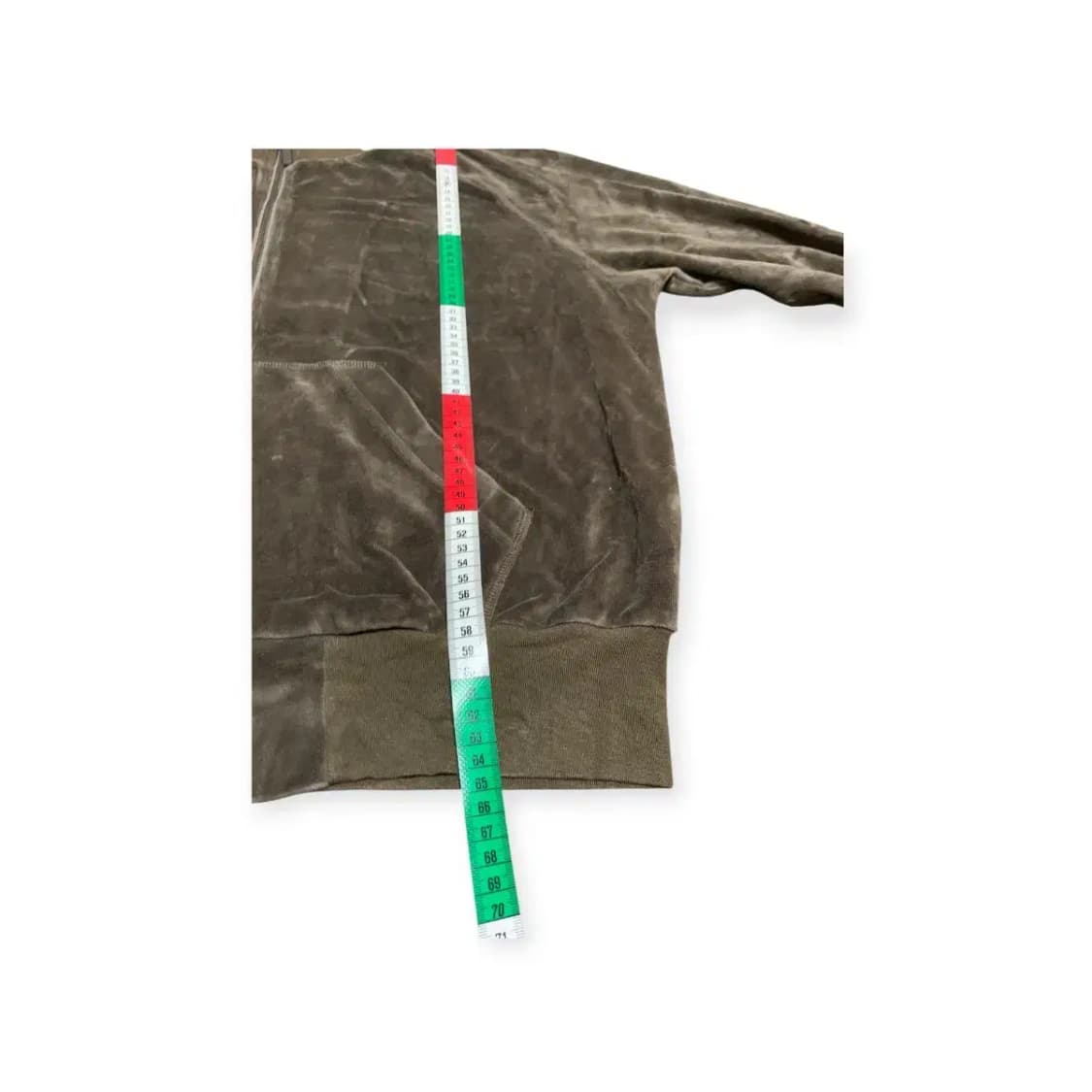 L)브라운 벨벳 트레이닝복 세트 셋업 (져지+반바지) 상품이미지4