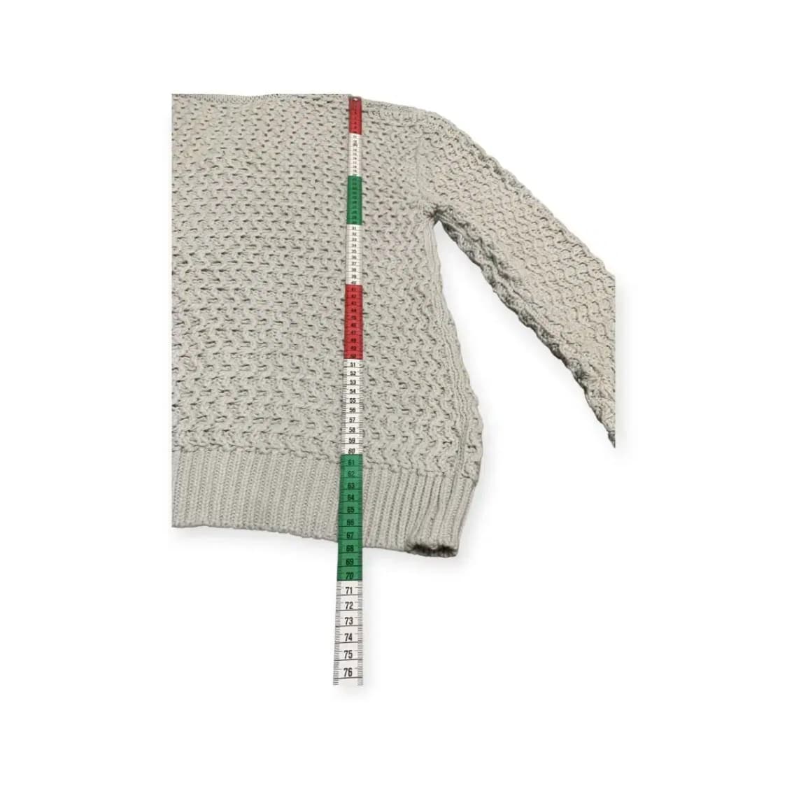 XL)연하늘 헨리넥 와플니트 긴팔 스웨터 상품이미지6