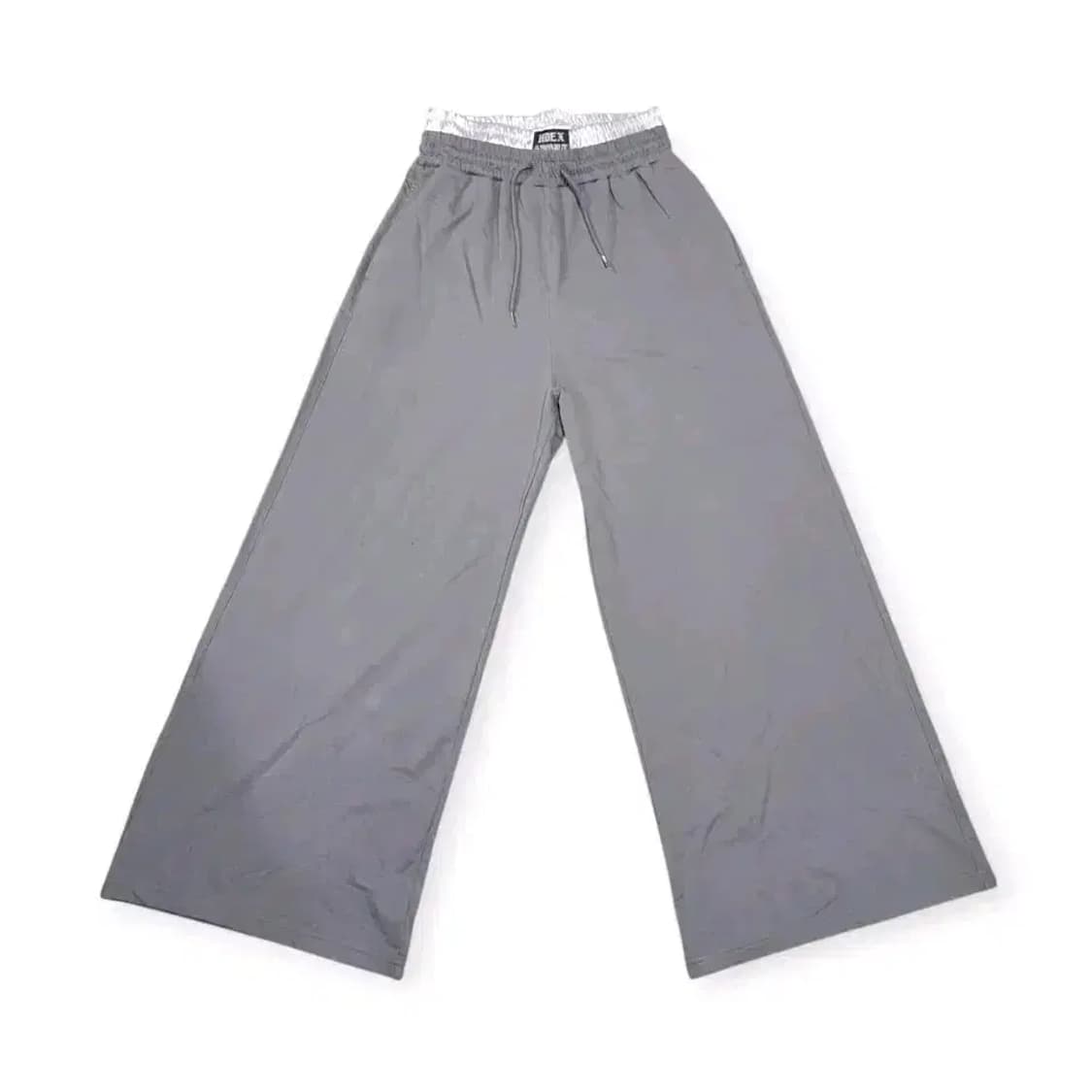 L)HDEX 회색 와이드 밴딩 트레이닝 트랙팬츠 스웻팬츠 상품이미지1