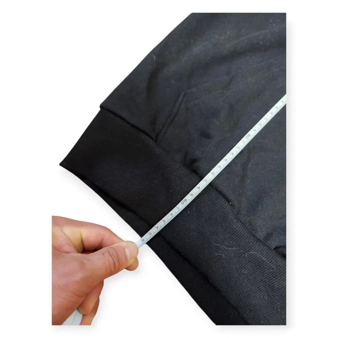 M)발렌시아가 빈티지 커스텀 리메이크 블랙 로고 후드티 상품이미지8