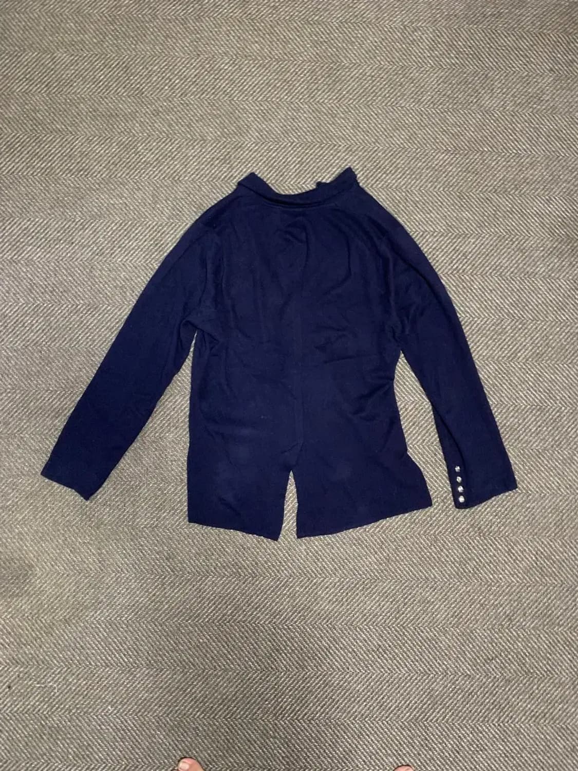 L)네이비 니트 블레이저 자켓 빈티지자켓 하객룩 상품이미지3