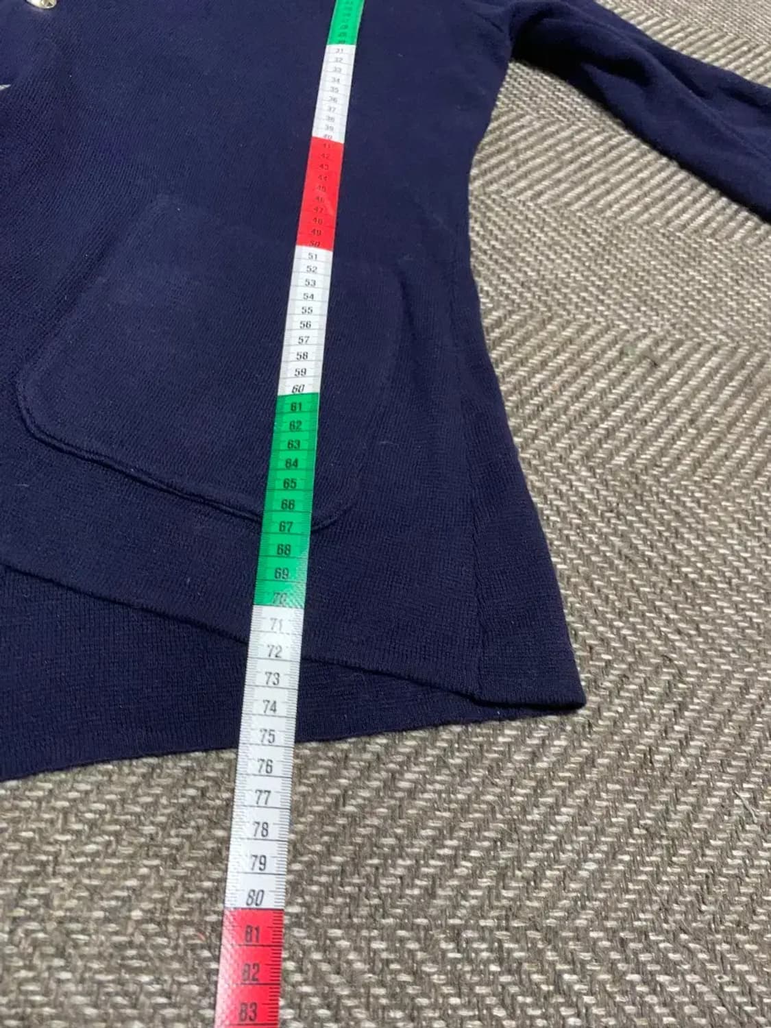 L)네이비 니트 블레이저 자켓 빈티지자켓 하객룩 상품이미지8