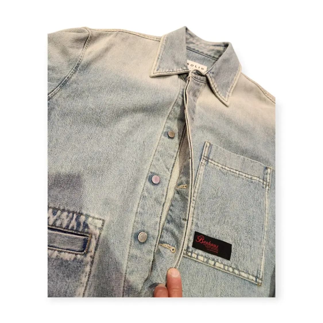 48)솔리드옴므 21SS 데님자켓 데님셔츠 워크셔츠 상품이미지5