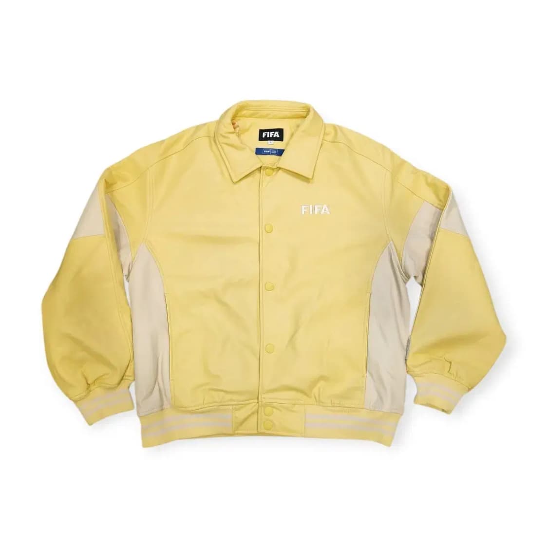 L)FIFA 1904 옐로우 스타디움 가죽자켓 옐로우 상품이미지1