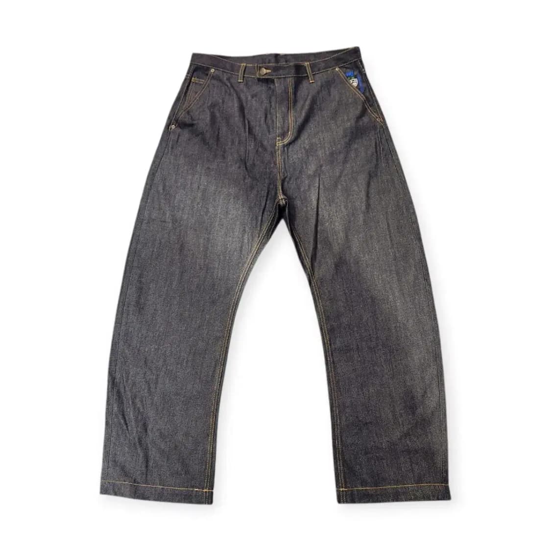 3size)아워포포켓츠 인디고 데님 팬츠 와이드팬츠 상품이미지1