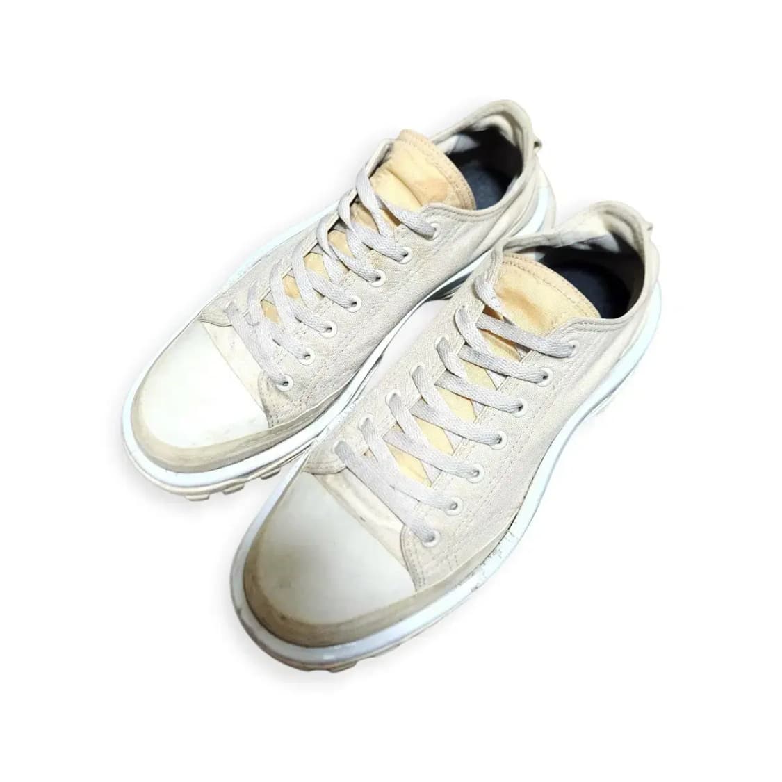 270)라프시몬스 아디다스 뉴러너 아이보리 캔버스 단화 스니커즈 상품이미지1