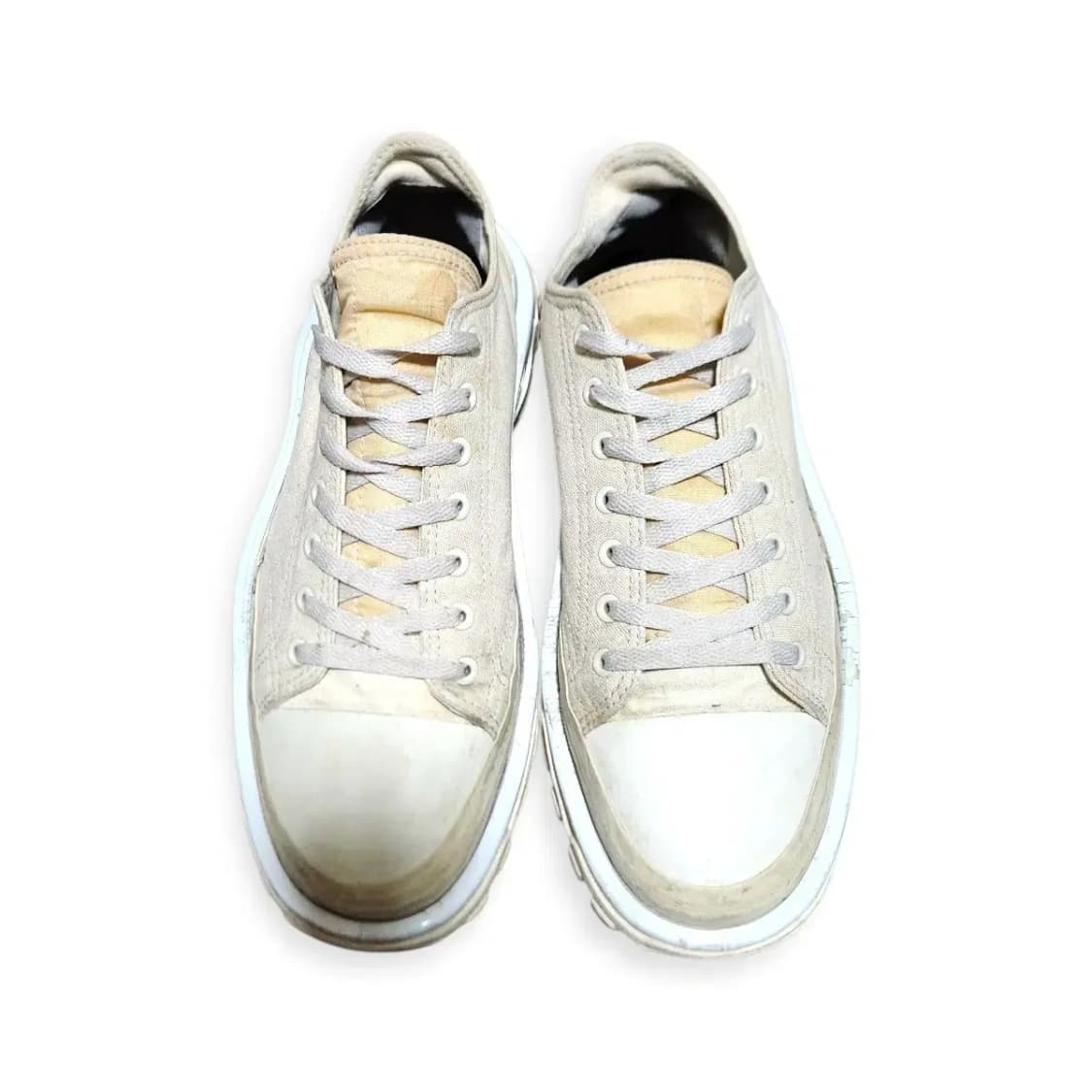 270)라프시몬스 아디다스 뉴러너 아이보리 캔버스 단화 스니커즈 상품이미지2