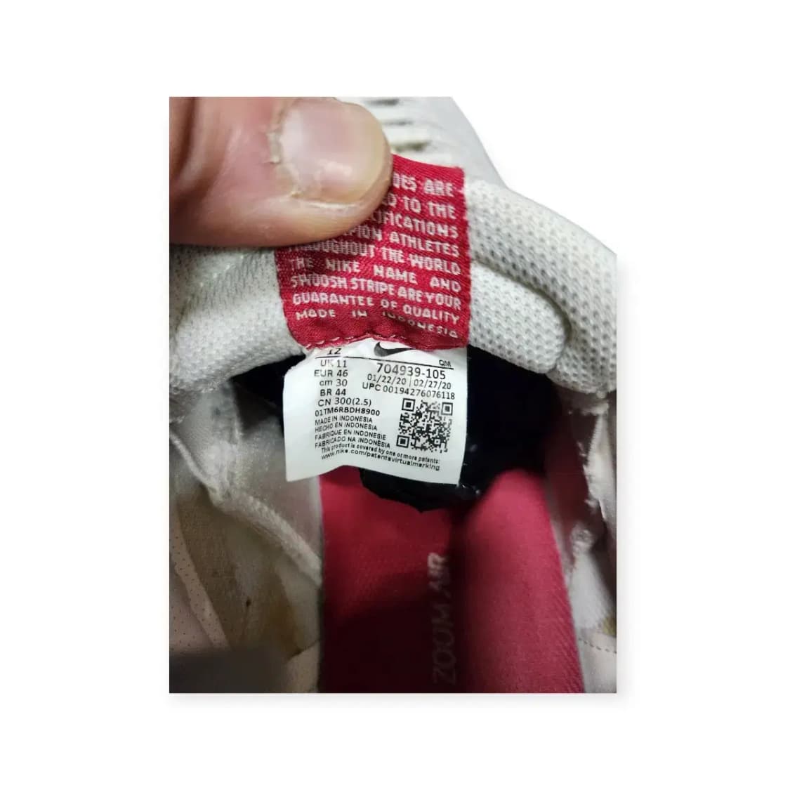 300)나이키 블레이저 스웨이드 레드 빈티지 스니커즈 상품이미지7