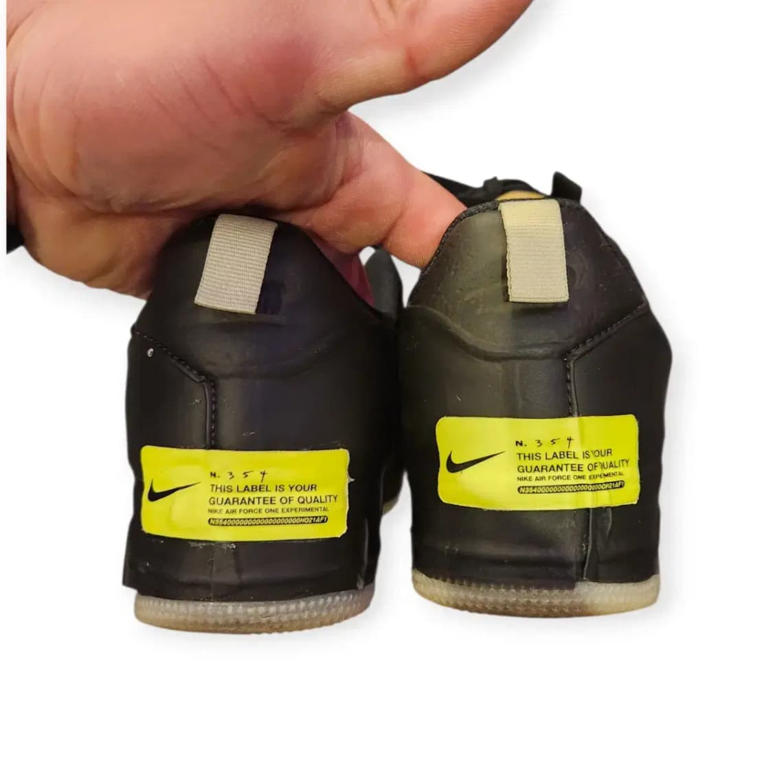 280)나이키 에어포스1 로우 익스페리멘탈 블랙 올리브 아우라 상품이미지3