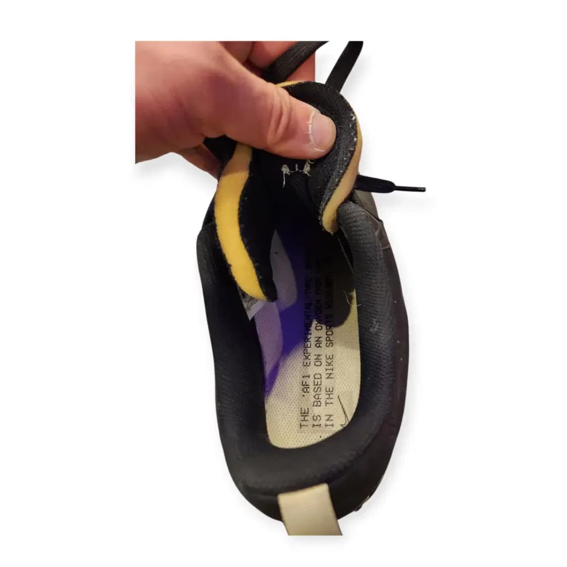 280)나이키 에어포스1 로우 익스페리멘탈 블랙 올리브 아우라 상품이미지6