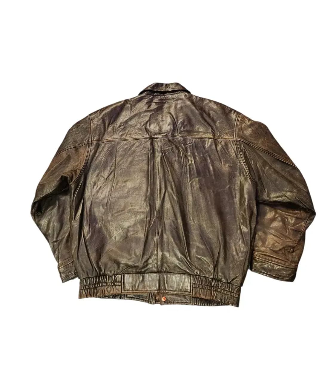 105)입생로랑 YSL 브라운 가죽 거위털 봄버 자켓 Ma1 마원 탑건 상품이미지2