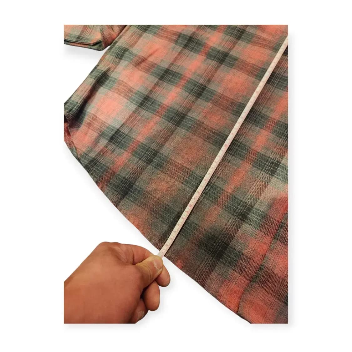 XL)세븐셀라 빈티지 체크셔츠 남방 와이셔츠 빈티지레드 상품이미지7