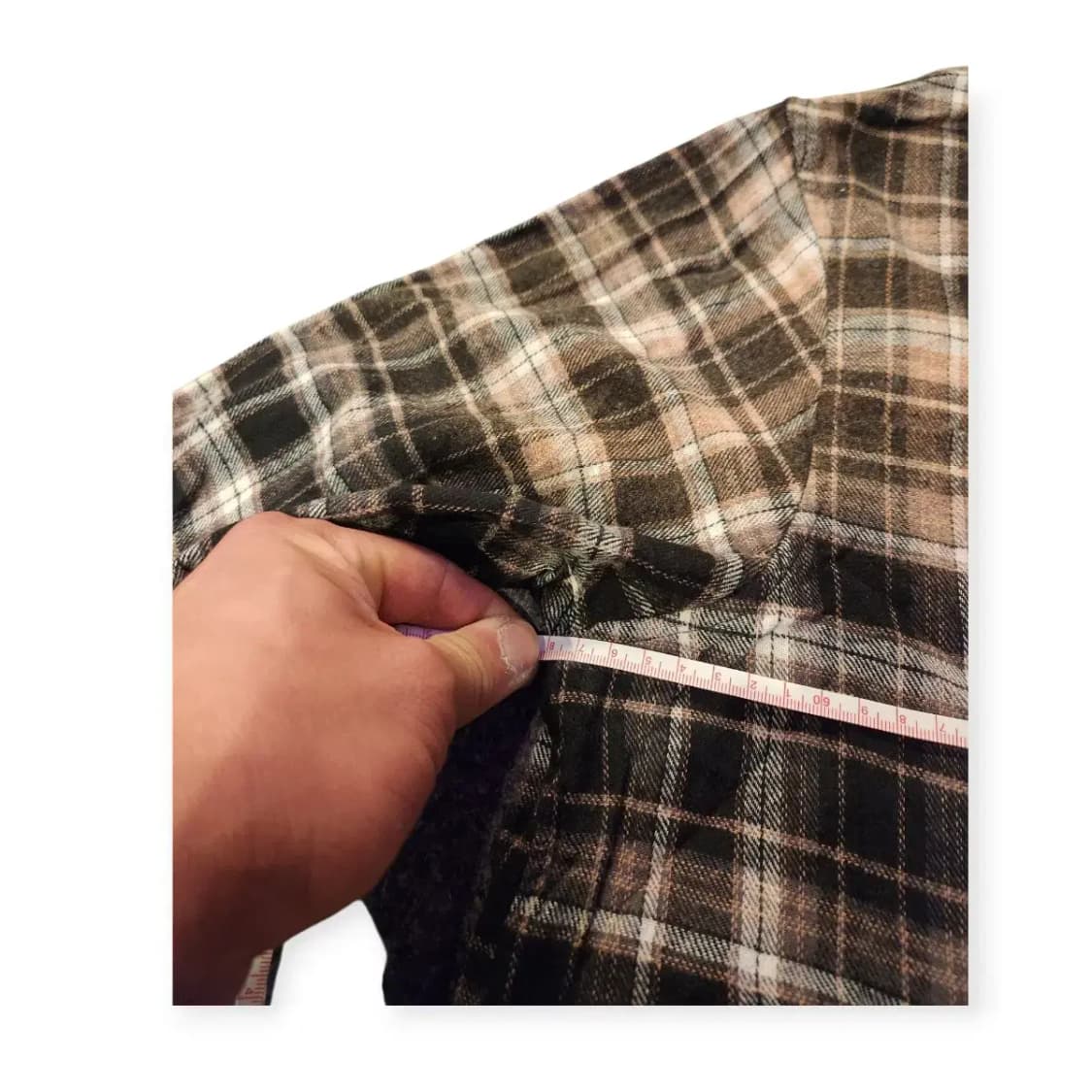 XL)세븐셀라 빈티지 체크셔츠 남방 와이셔츠 빈티지브라운 상품이미지4