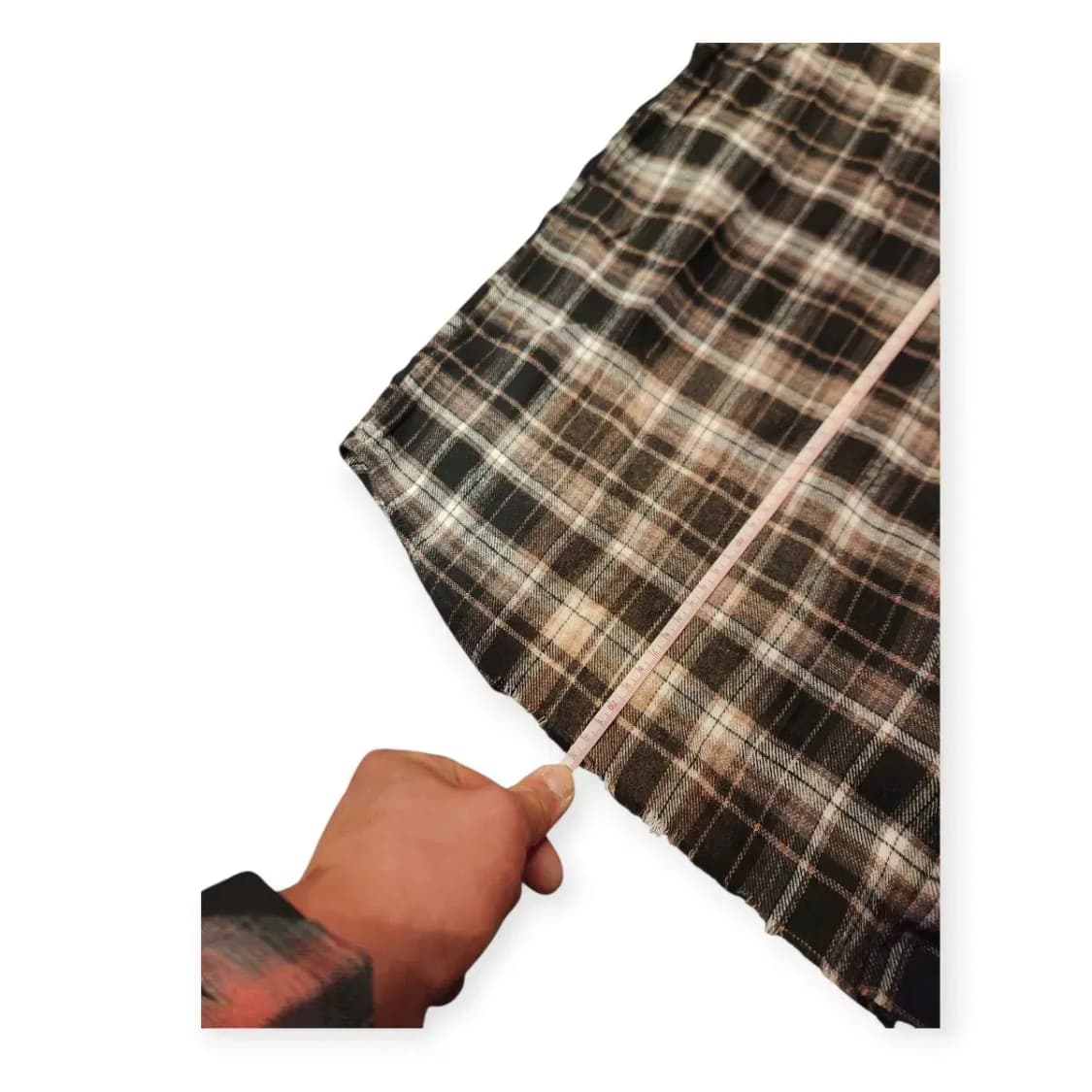 XL)세븐셀라 빈티지 체크셔츠 남방 와이셔츠 빈티지브라운 상품이미지5