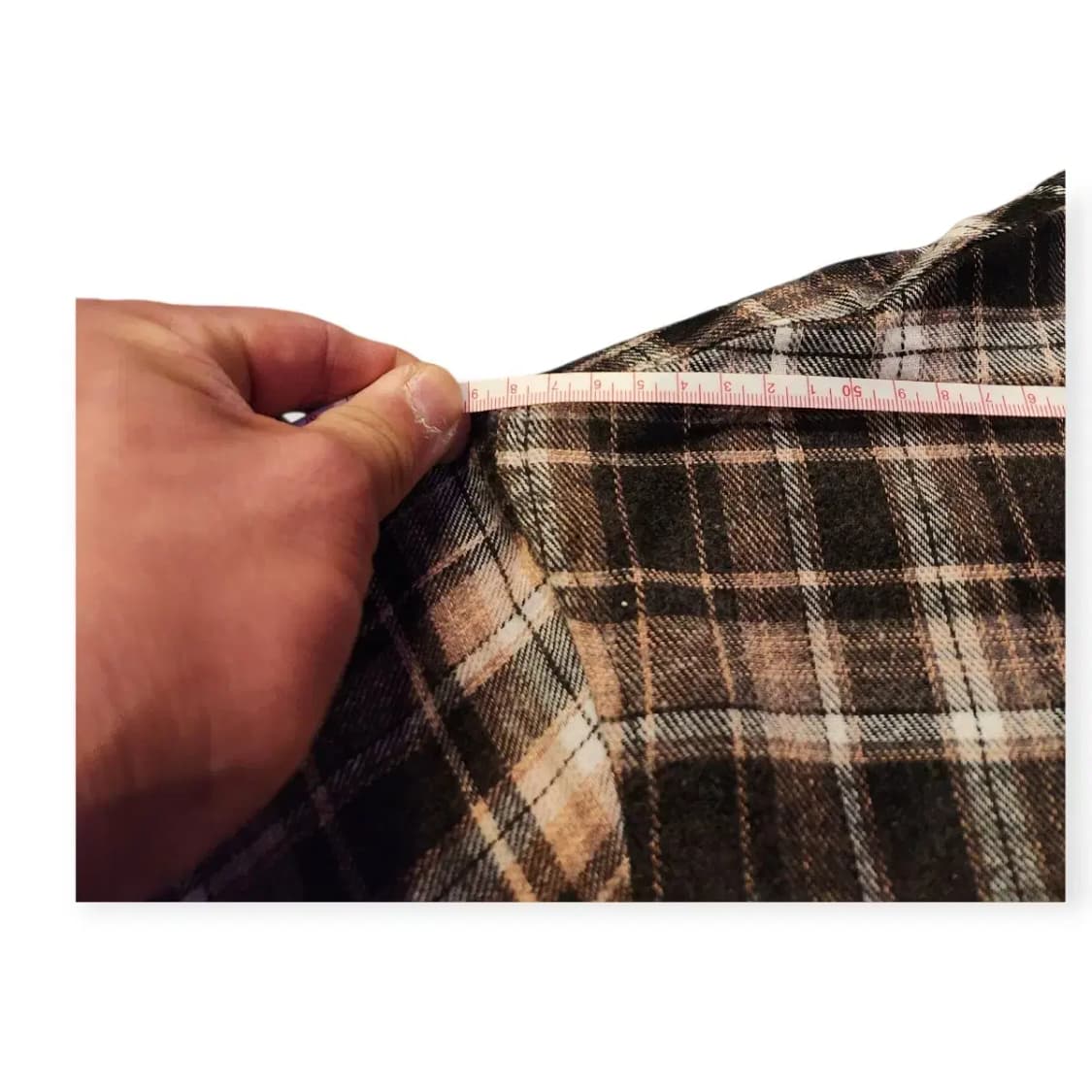 XL)세븐셀라 빈티지 체크셔츠 남방 와이셔츠 빈티지브라운 상품이미지6