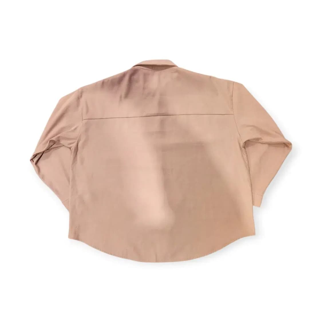 105)오버핏 단색 핑크 체크셔츠 남방 루즈핏셔츠 큰옷 빈티지셔츠 상품이미지2