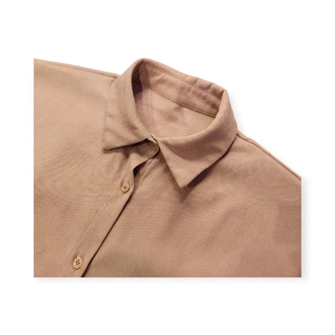 105)오버핏 단색 핑크 체크셔츠 남방 루즈핏셔츠 큰옷 빈티지셔츠 상품이미지3