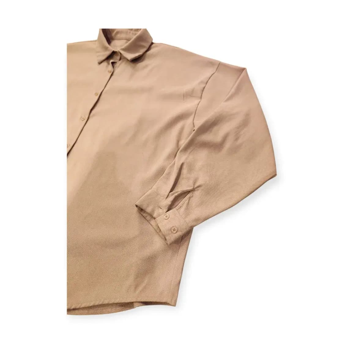 105)오버핏 단색 핑크 체크셔츠 남방 루즈핏셔츠 큰옷 빈티지셔츠 상품이미지4