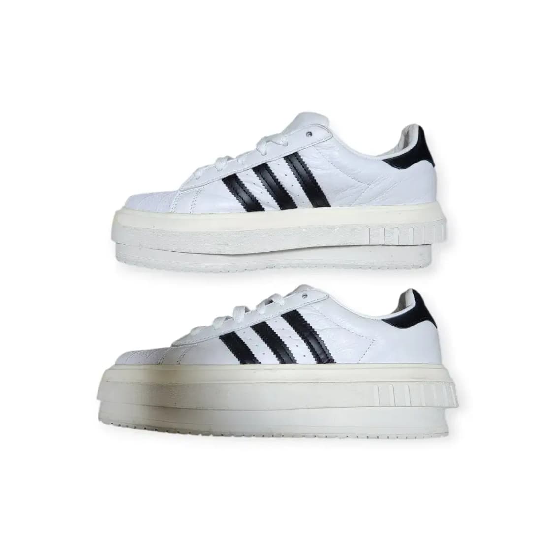 250)비욘세 아디다스 슈퍼스타 플랫폼 화이트 상품이미지1