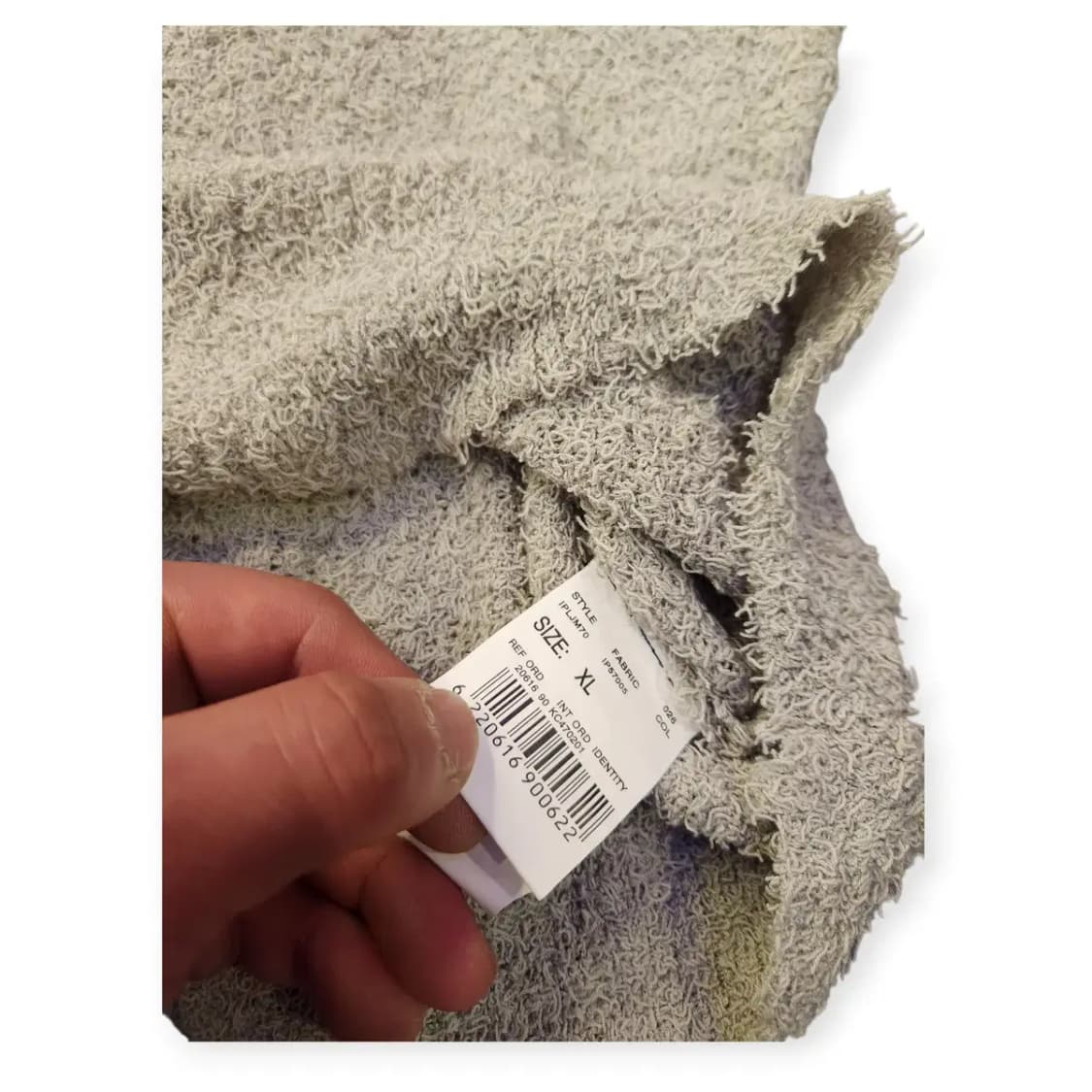 XL)MOOD 부클 헨리넥 하프넥 니트티셔츠 니트반집업 니트맨투맨 스웨터 상품이미지4