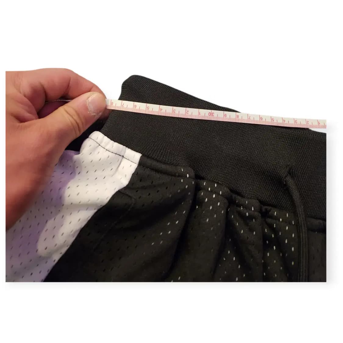 3XL)라스베이거스 레이더스 밴딩 무에타이 복서 팬츠 블랙&화이트 상품이미지8