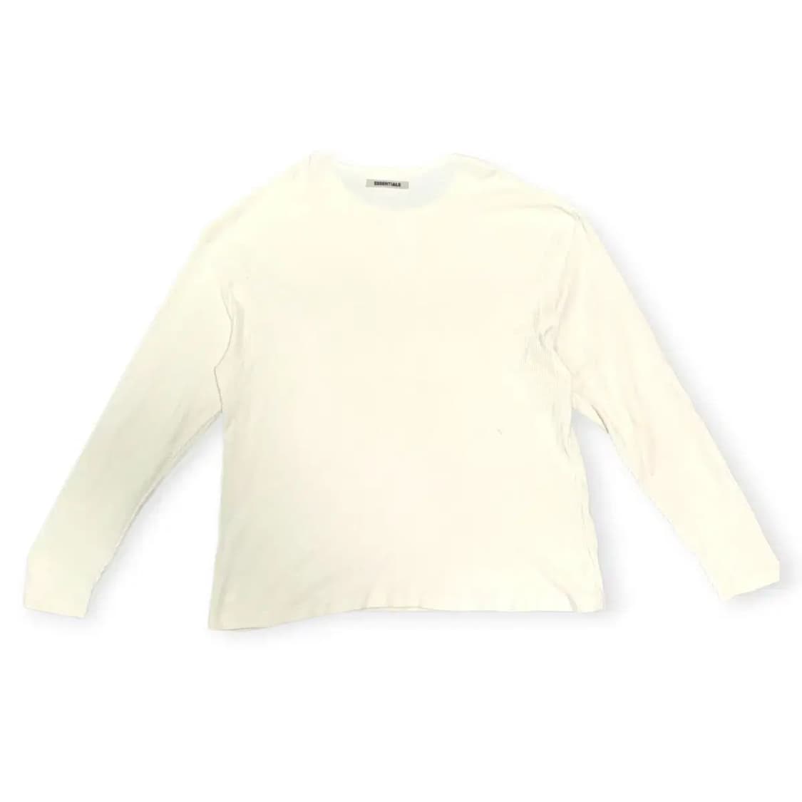 L)피어오브갓 에센셜 와플 긴팔 티셔츠 아이보리 컬러 롱슬리브 상품이미지1
