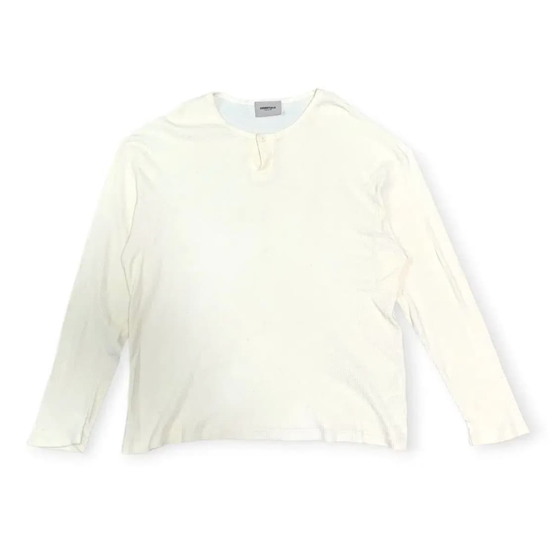 L)피어오브갓 에센셜 와플 긴팔 티셔츠 아이보리 컬러 롱슬리브 상품이미지2