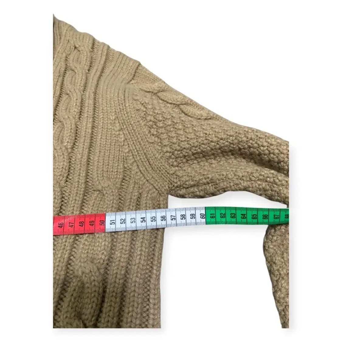 L)꽈배기 니트 숄카라 가디건 베이지색 두꺼운가디건 코위찬 상품이미지6