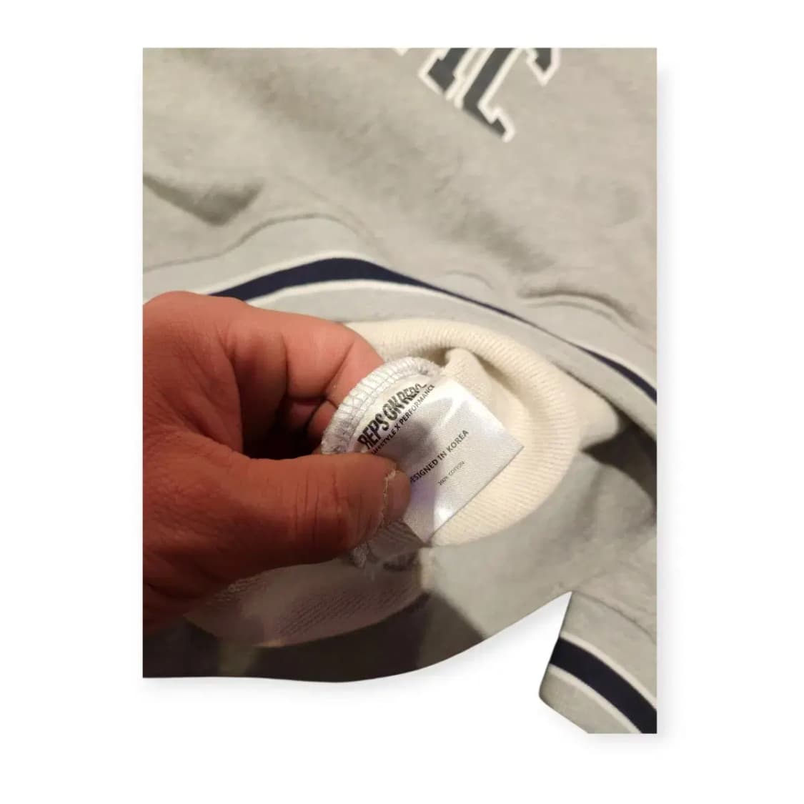 XL)렙스온렙스 ATHLETIC 24 회색 맨투맨 티셔츠 상품이미지6